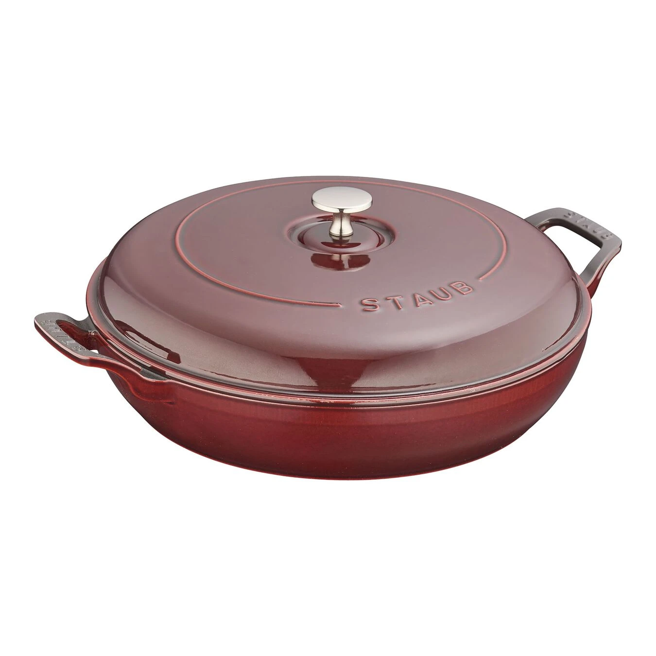 Staub 3.5 Qt. Cast Iron Braiser - Image 2