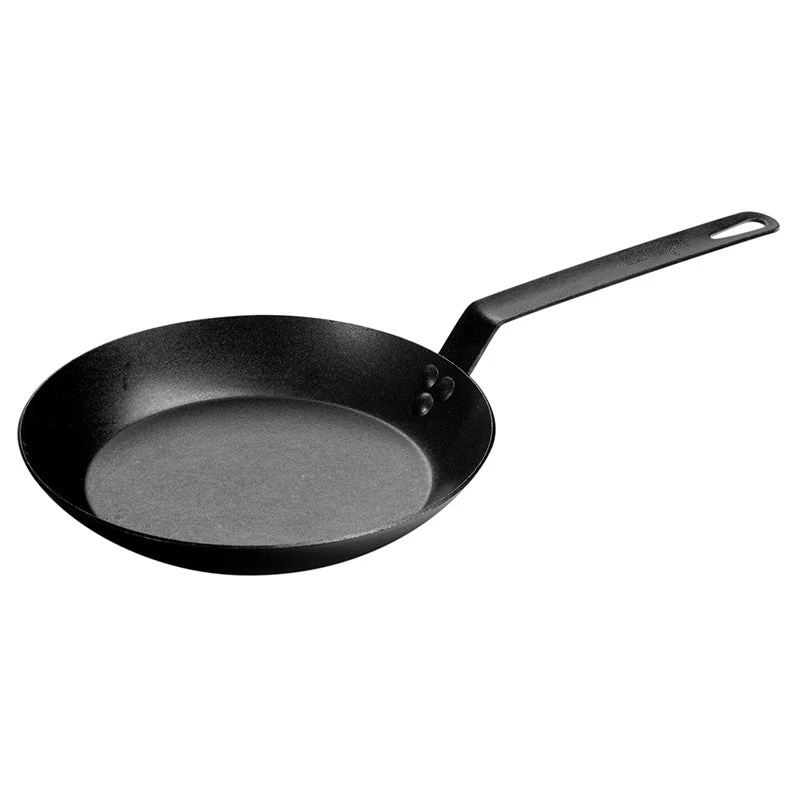 Lodge 10 Inch Seasoned Carbon Steel Skillet With Silicone Handle Holder - Image 2