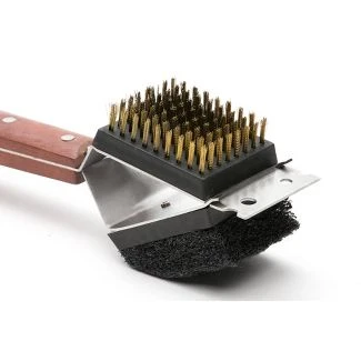 Outset Rosewood 3-in-1 Grill Brush - Image 3
