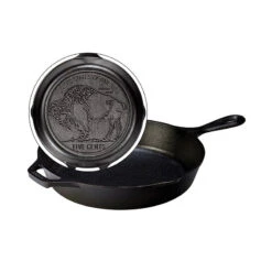 Lodge 10.25 Inch Cast Iron Skillet With Buffalo Nickel Logo