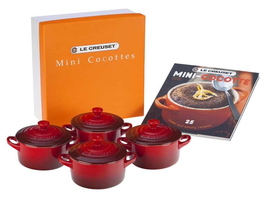 Le Creuset Mini Cocottes Set W/ Cookbook - Image 2