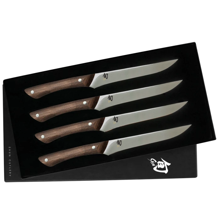 Shun Shima Natural 4-Piece Steak Knife Set