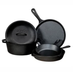 Lodge 5-Piece Cast Iron Cookware Set
