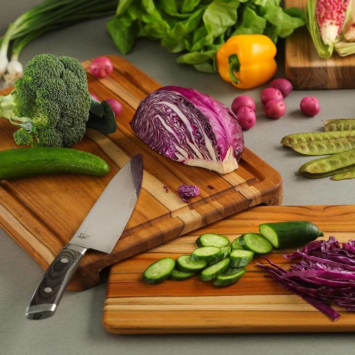 Teakhaus 110 Professional Cutting Board 2 In 1 Set - Image 2